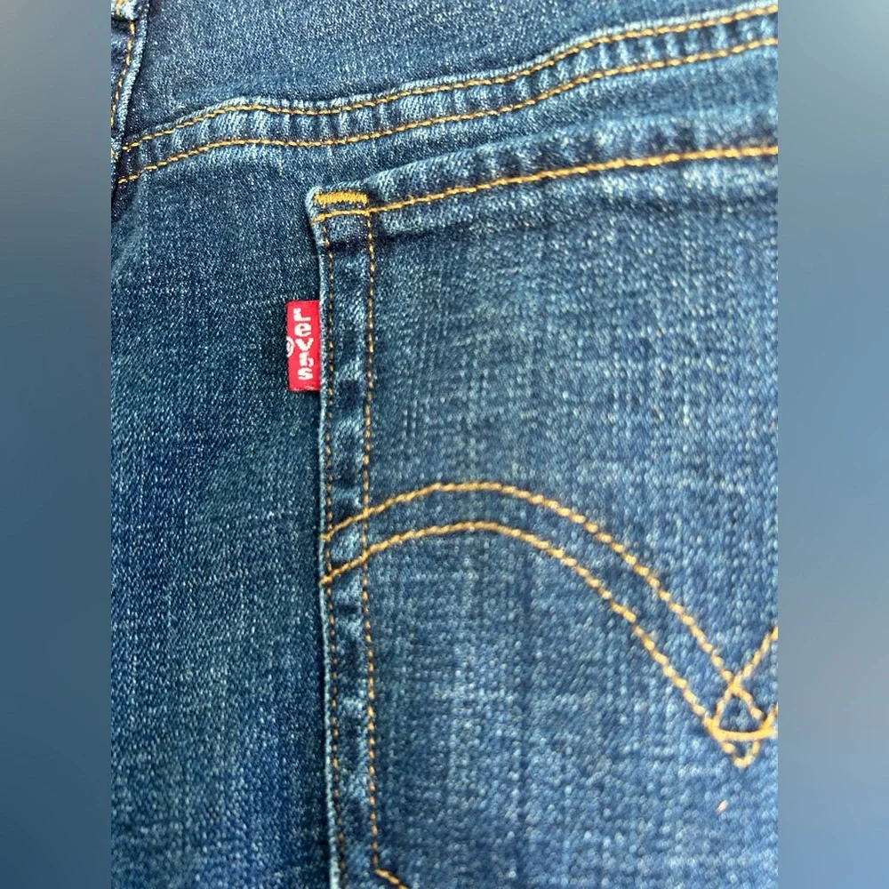 Levis 414 High Rise Dark Jeans 34 34